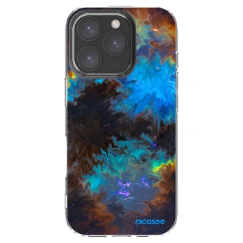 Picasee silikónový prehľadný obal pre Apple iPhone 16 Pro - Space
