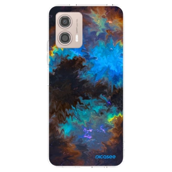 Picasee silikónový prehľadný obal pre Motorola Moto G53 5G - Space