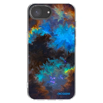 Picasee silikónový prehľadný obal pre Apple iPhone 16e - Space