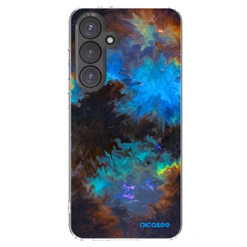 Picasee silikónový prehľadný obal pre Samsung Galaxy S24 FE S721B - Space