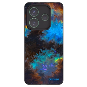 Picasee silikónový čierny obal pre Xiaomi Redmi Note 14 5G - Space