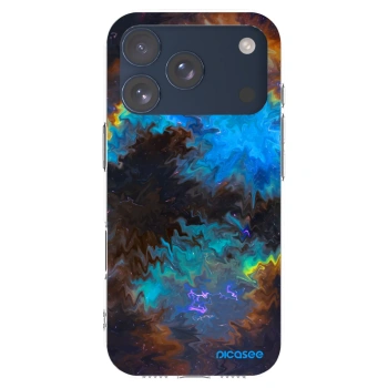 Picasee silikónový prehľadný obal pre Apple iPhone 17 Pro - Space