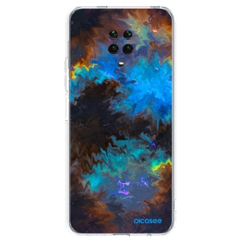 Picasee silikónový prehľadný obal pre Xiaomi Redmi Note 9 Pro - Space
