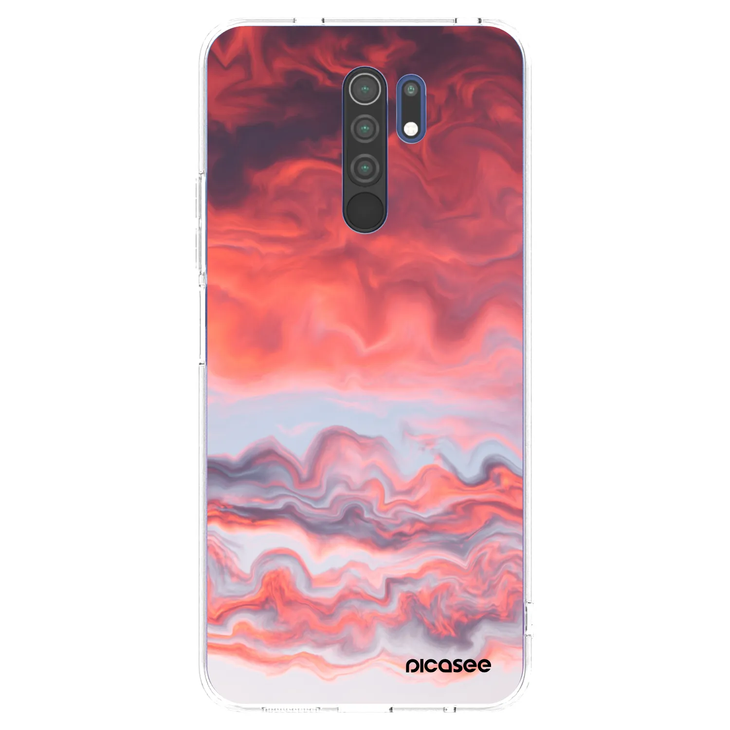 Picasee silikónový prehľadný obal pre Xiaomi Redmi 9 - Sunset