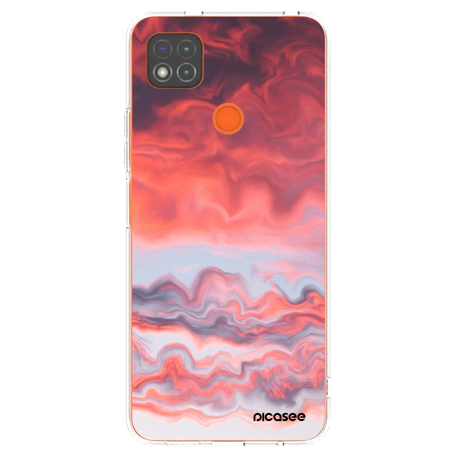 Picasee silikónový prehľadný obal pre Xiaomi Redmi 9C - Sunset