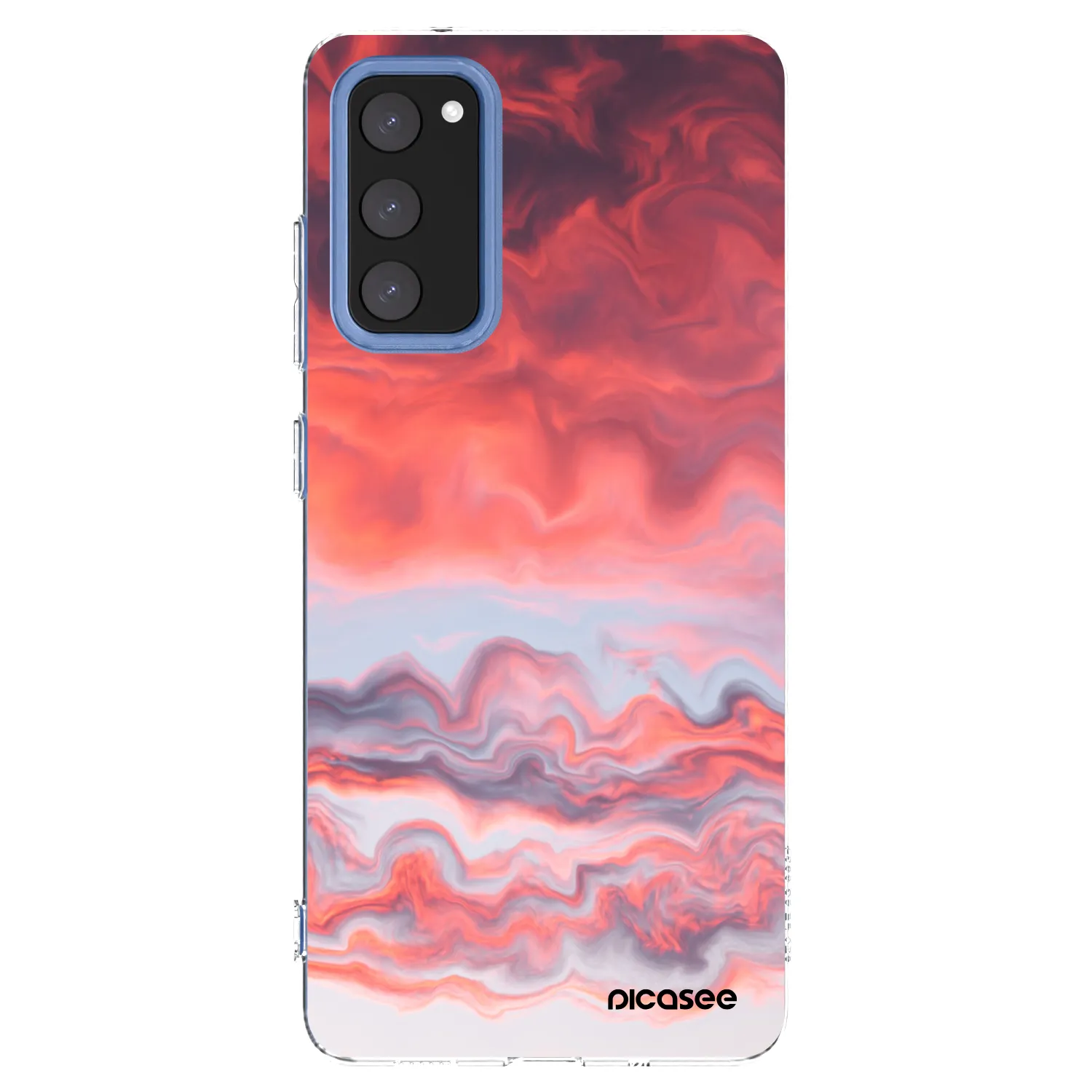 Picasee silikónový prehľadný obal pre Samsung Galaxy S20 FE - Sunset