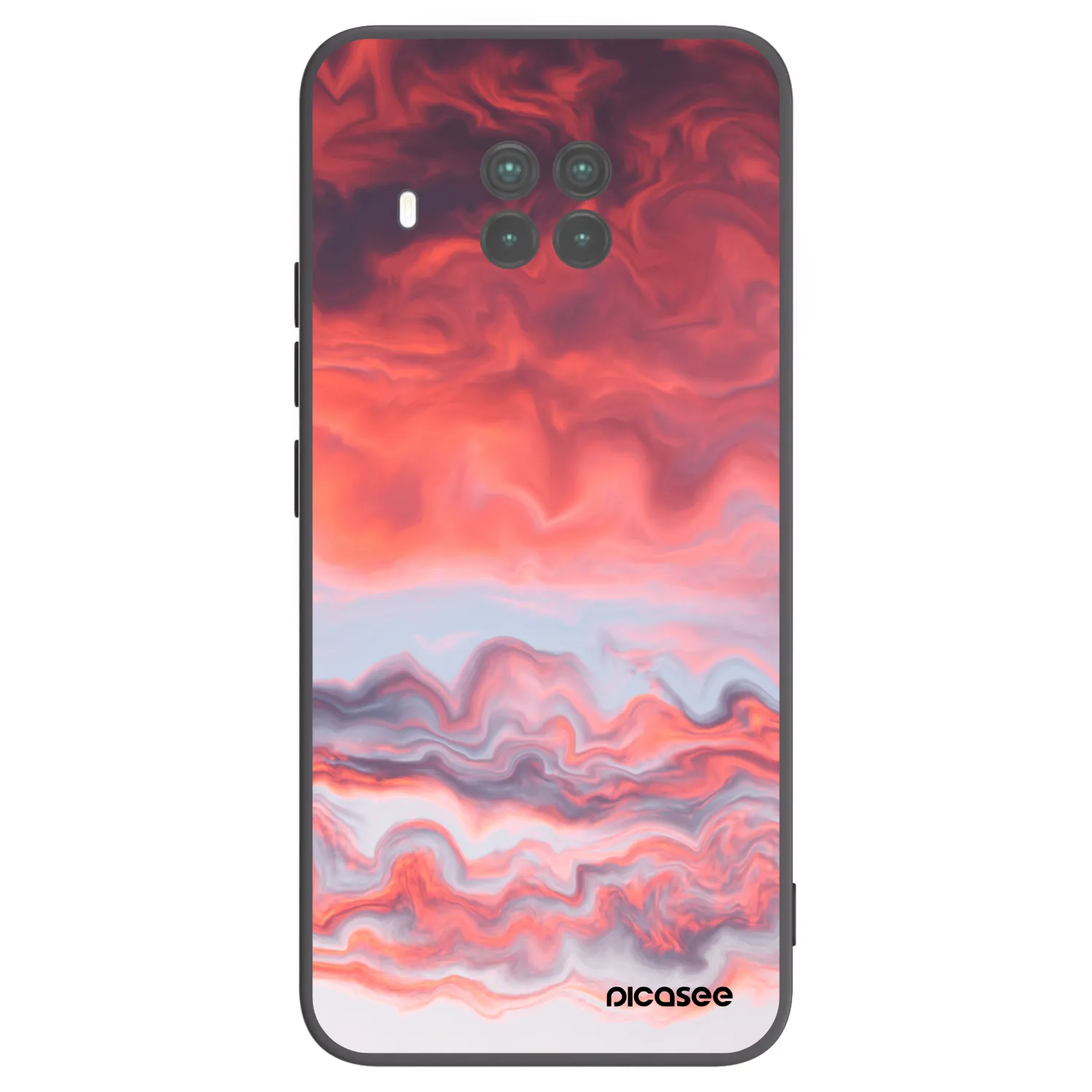Picasee silikónový čierny obal pre Xiaomi Mi 10T Lite - Sunset