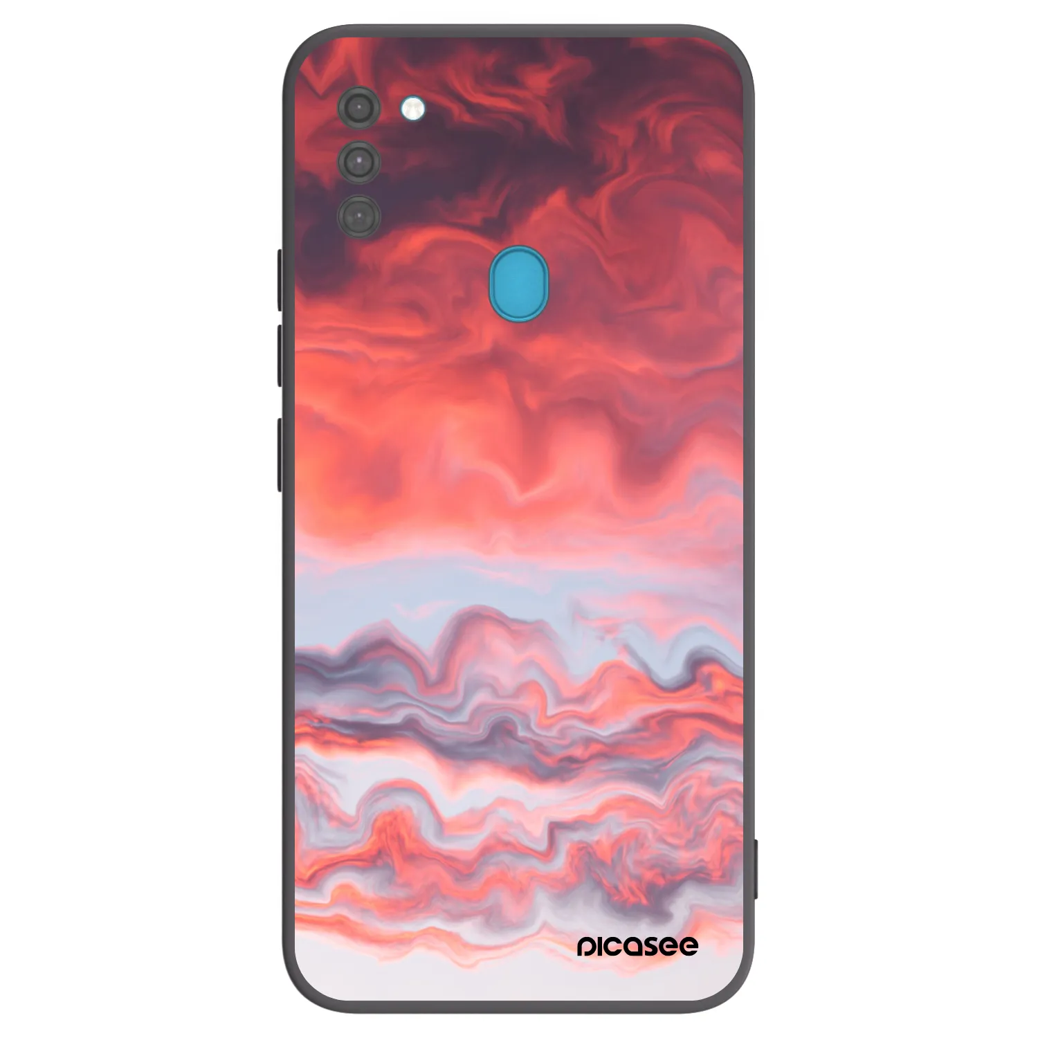 Picasee silikónový čierny obal pre Samsung Galaxy M11 - Sunset