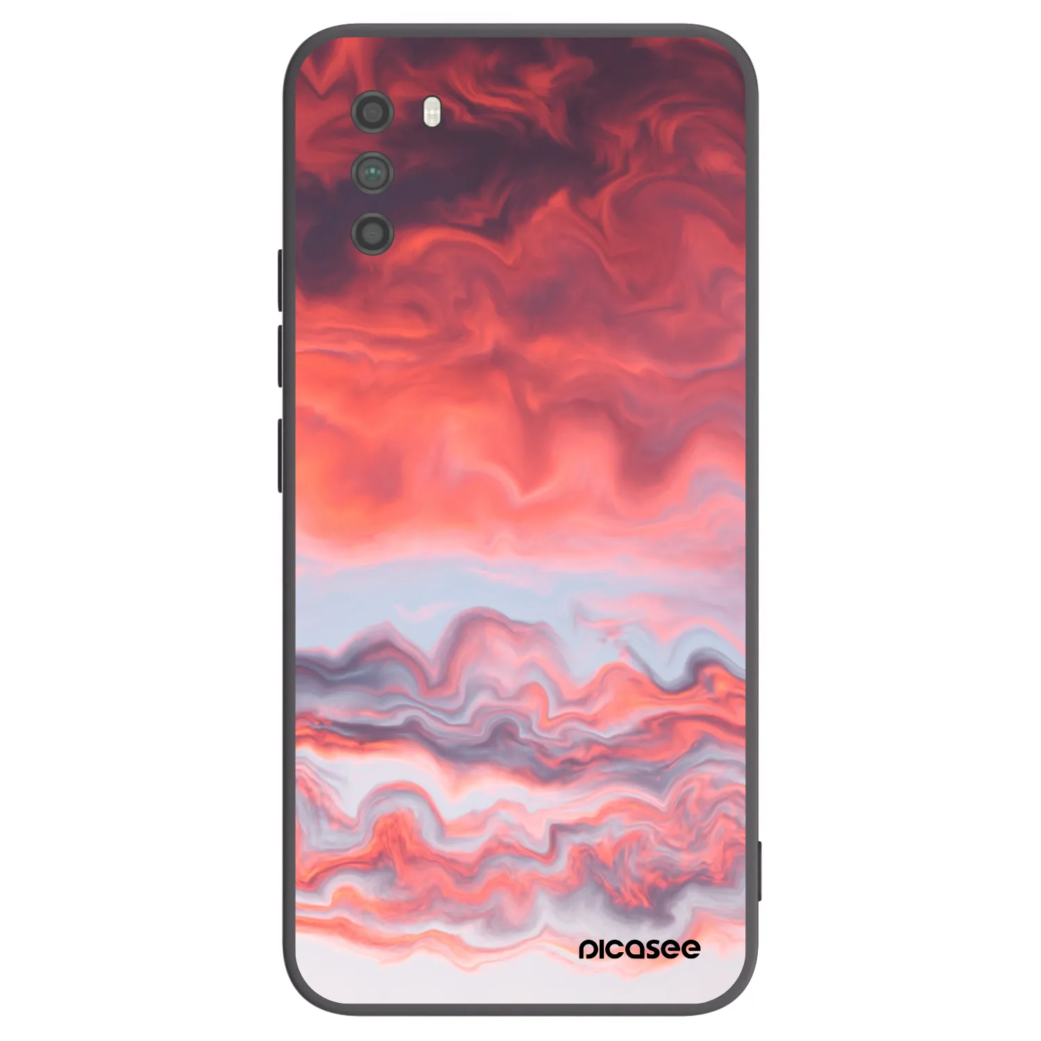 Picasee silikónový čierny obal pre Xiaomi Poco M3 - Sunset