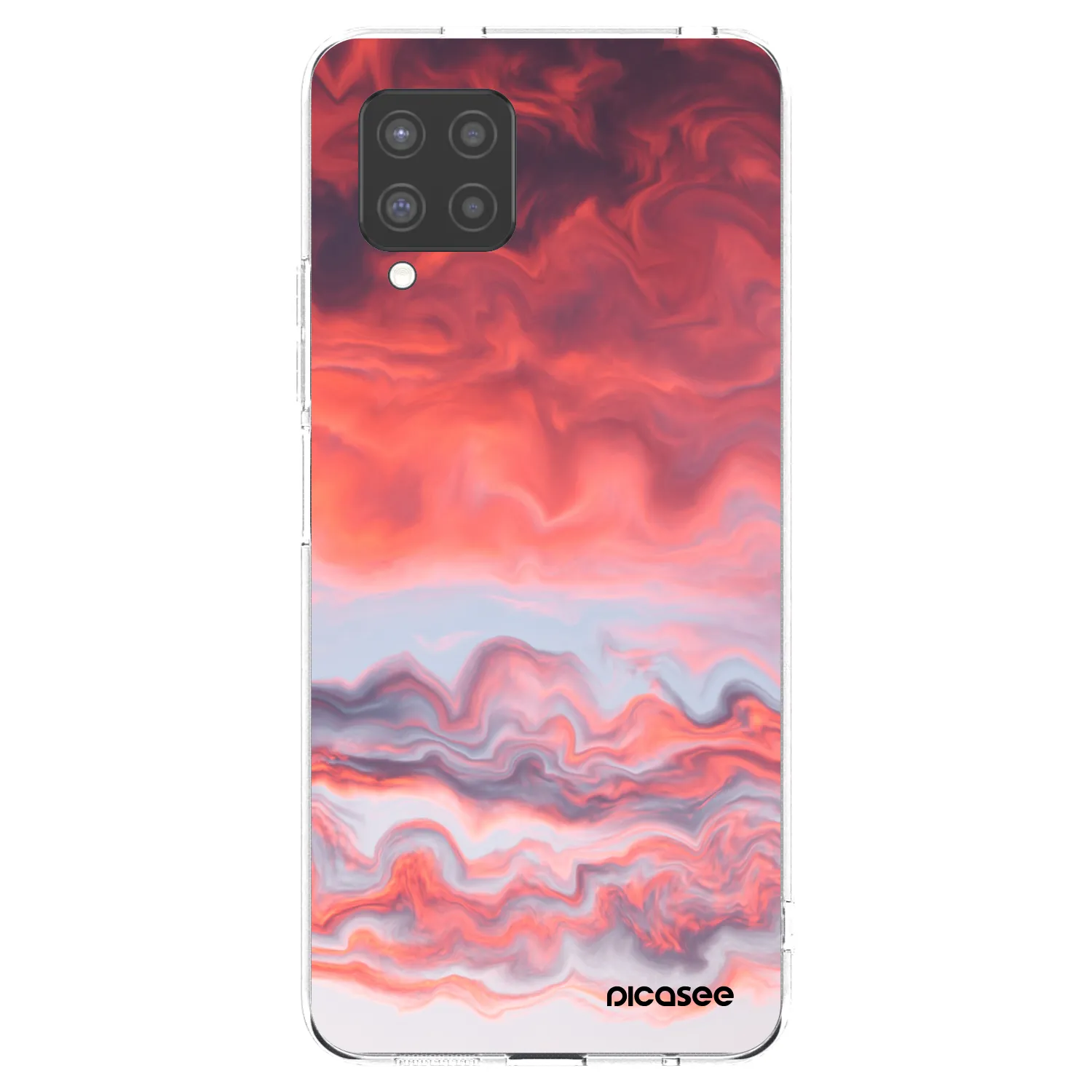 Picasee silikónový prehľadný obal pre Samsung Galaxy A42 A426B - Sunset