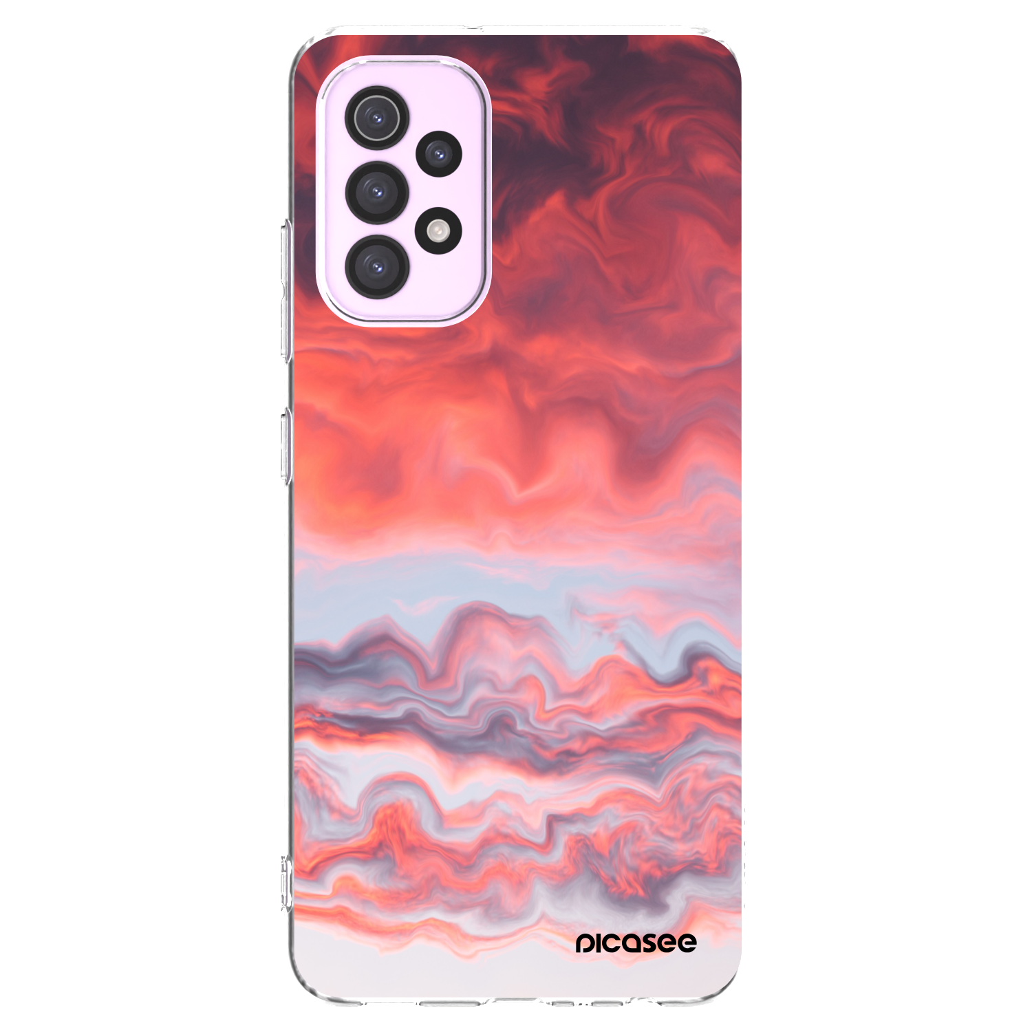 Picasee silikónový prehľadný obal pre Samsung Galaxy A32 5G A326B - Sunset