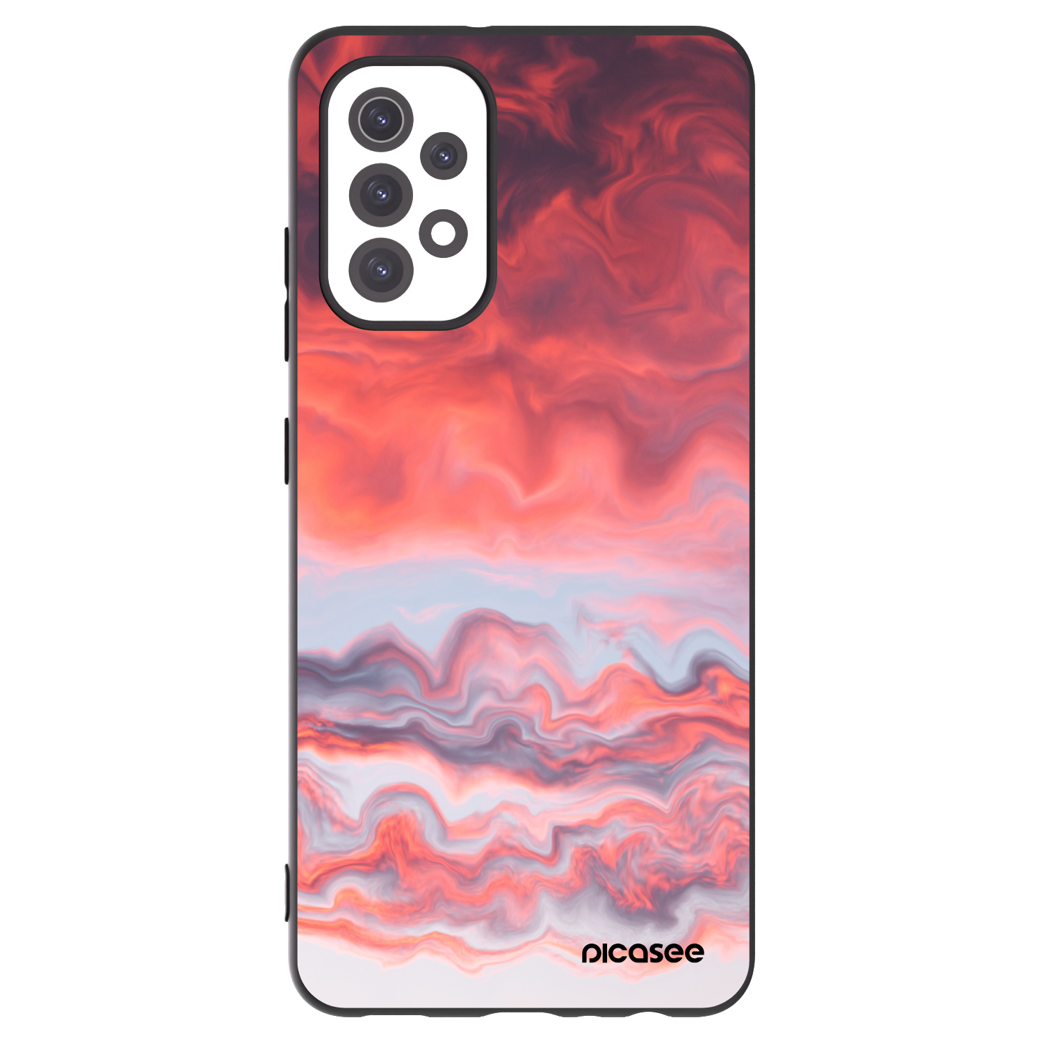 Picasee silikónový čierny obal pre Samsung Galaxy A32 5G A326B - Sunset
