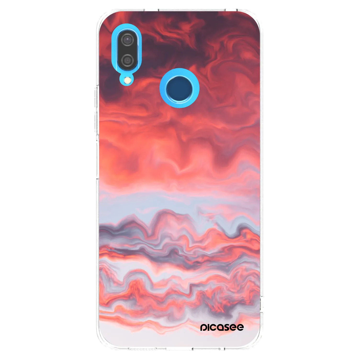 Picasee silikónový prehľadný obal pre Huawei P20 Lite - Sunset