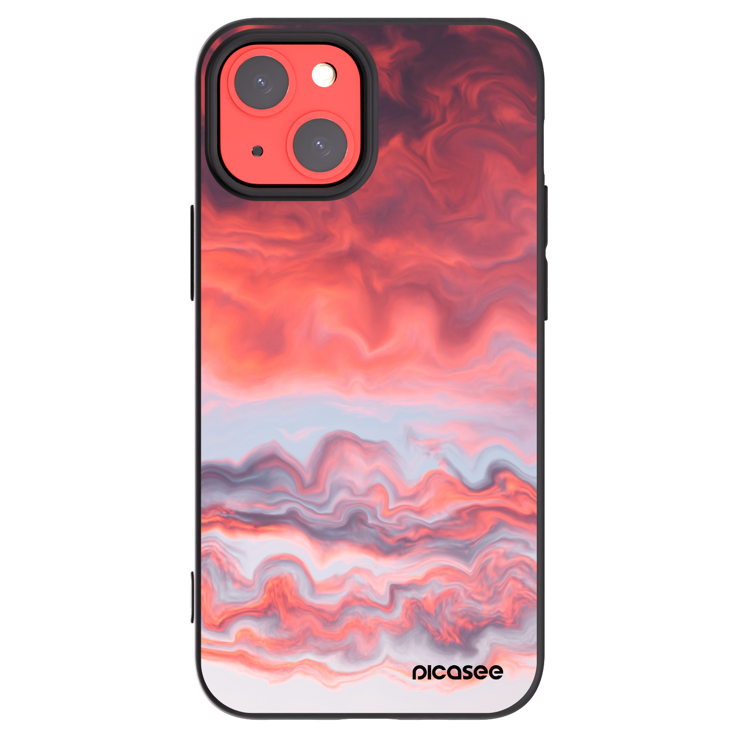 Picasee silikónový čierny obal pre Apple iPhone 13 mini - Sunset