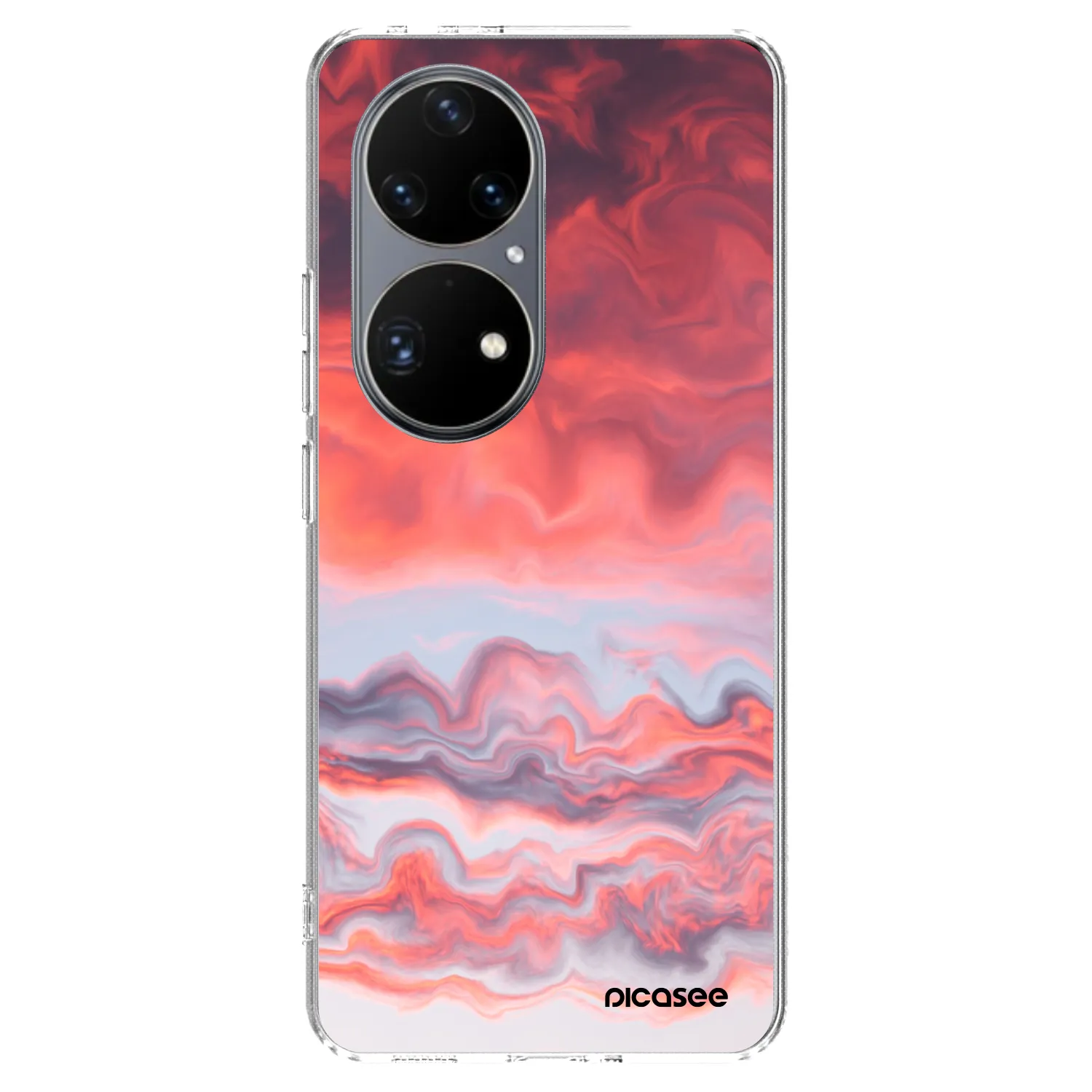 Picasee silikónový prehľadný obal pre Huawei P50 - Sunset