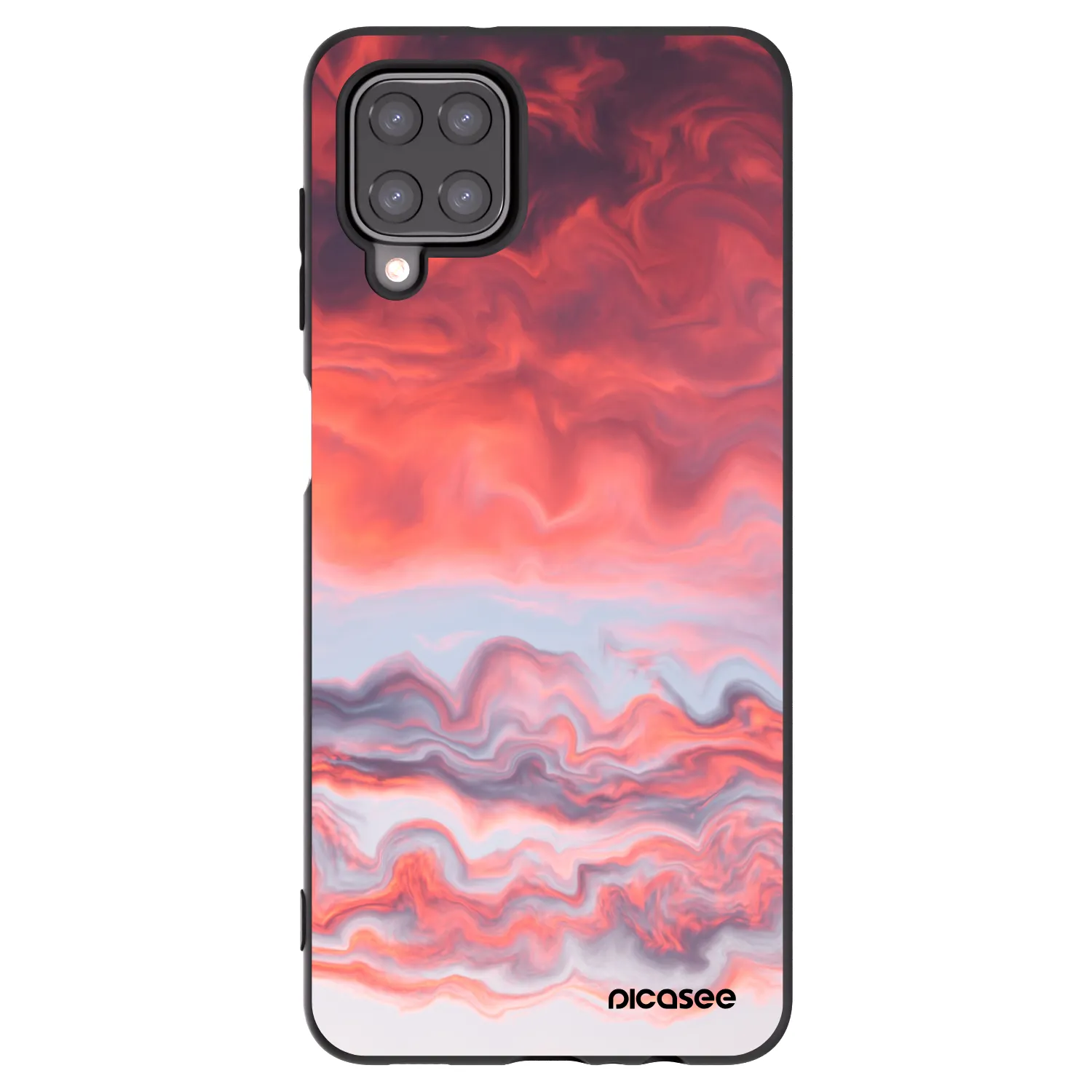 Picasee silikónový čierny obal pre Samsung Galaxy M12 M127F - Sunset