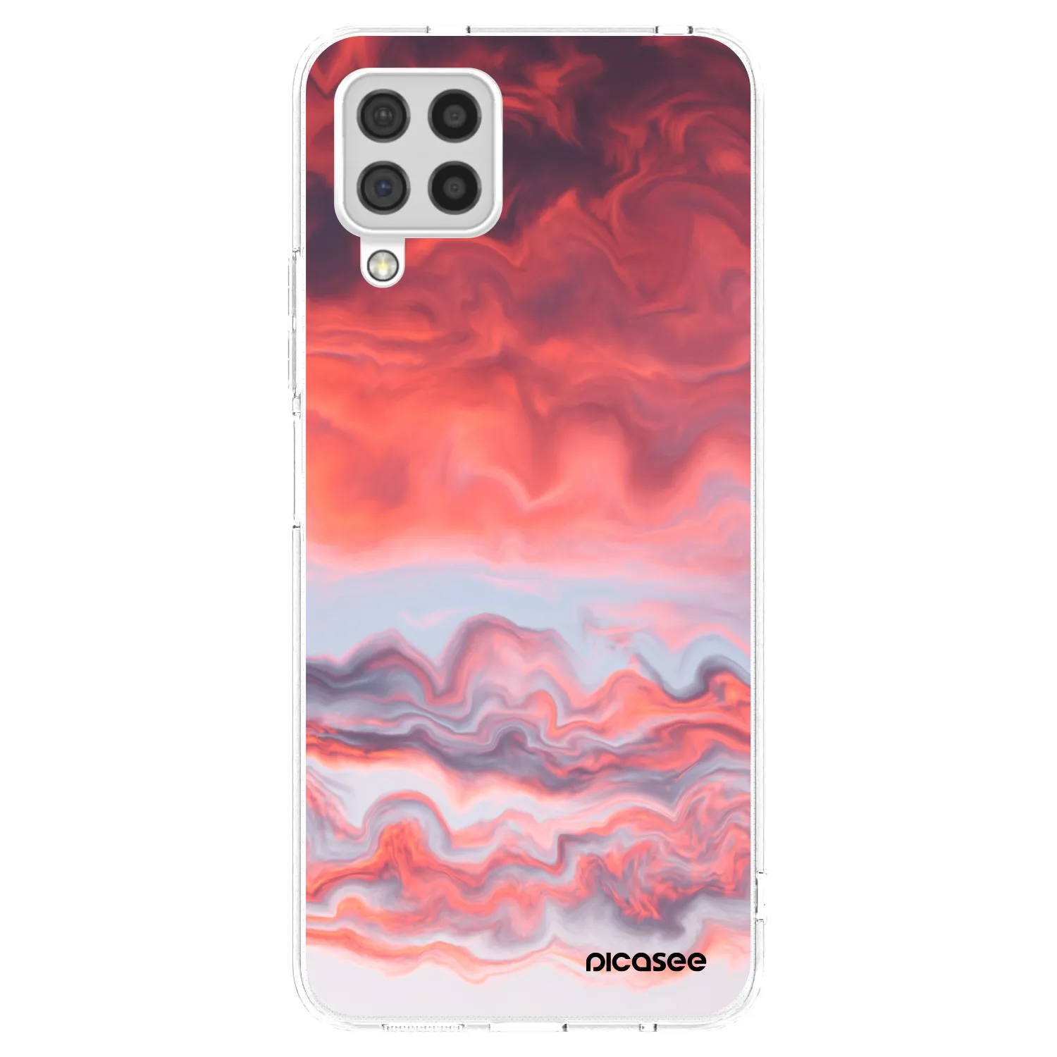 Picasee silikónový prehľadný obal pre Samsung Galaxy A22 A225F 4G - Sunset