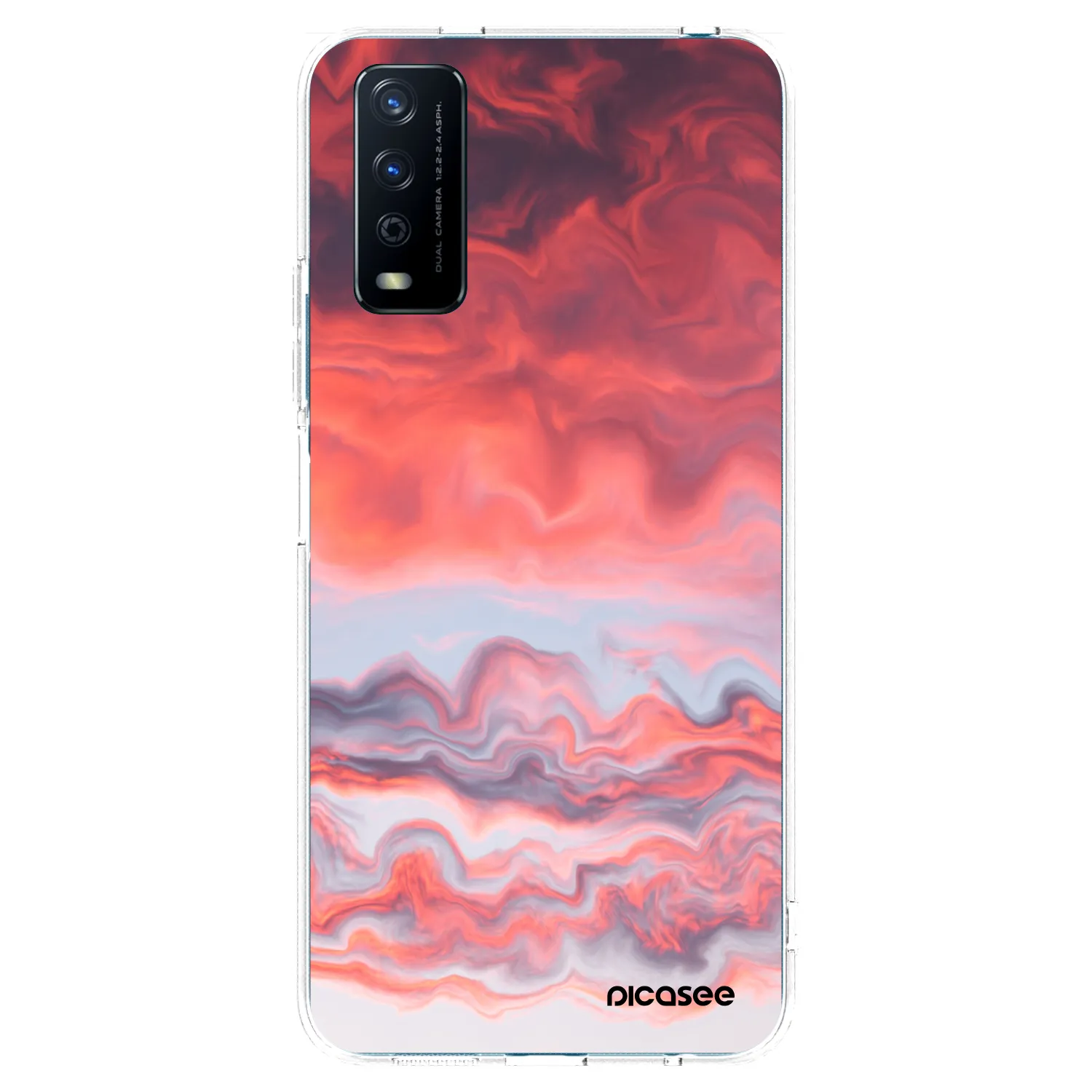 Picasee silikónový prehľadný obal pre Vivo Y11s - Sunset