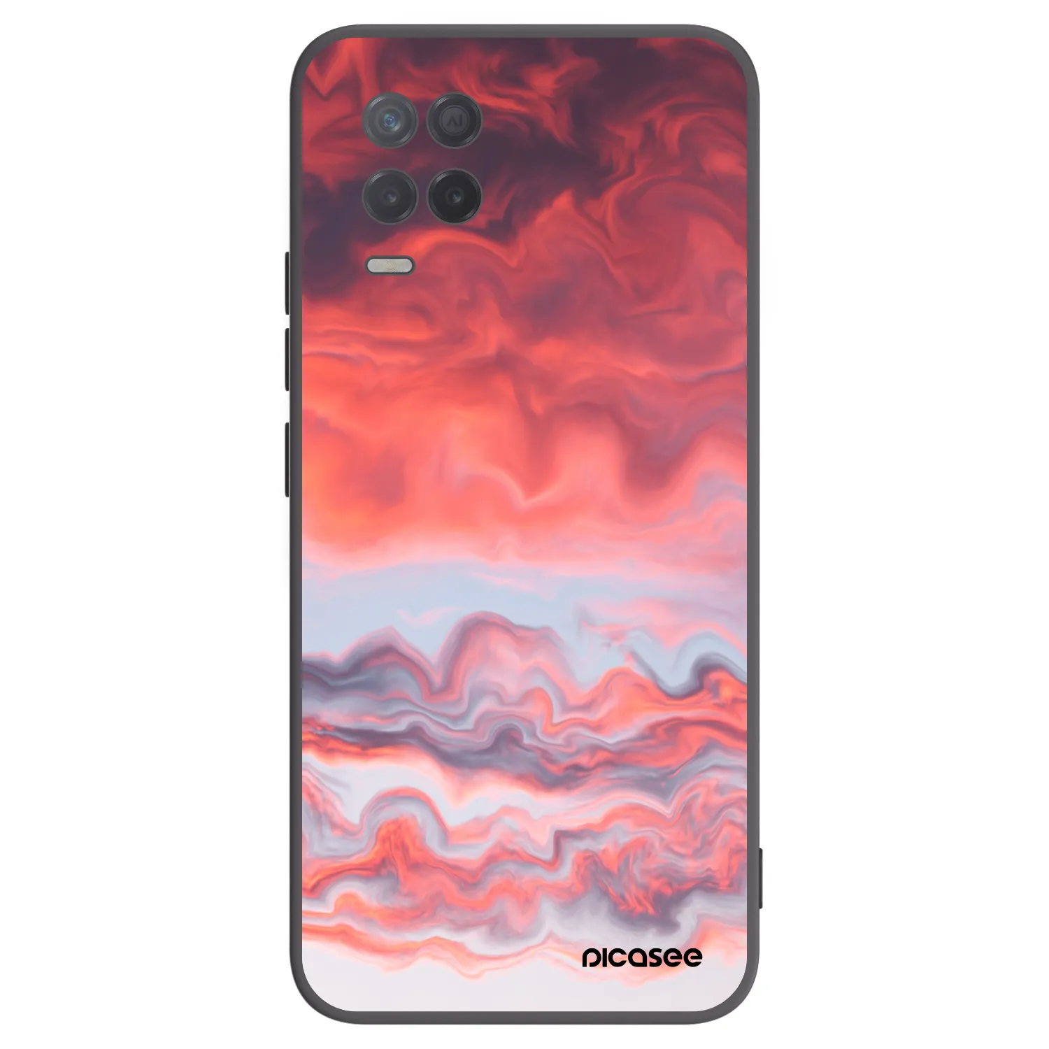 Picasee silikónový čierny obal pre Realme 8 5G - Sunset