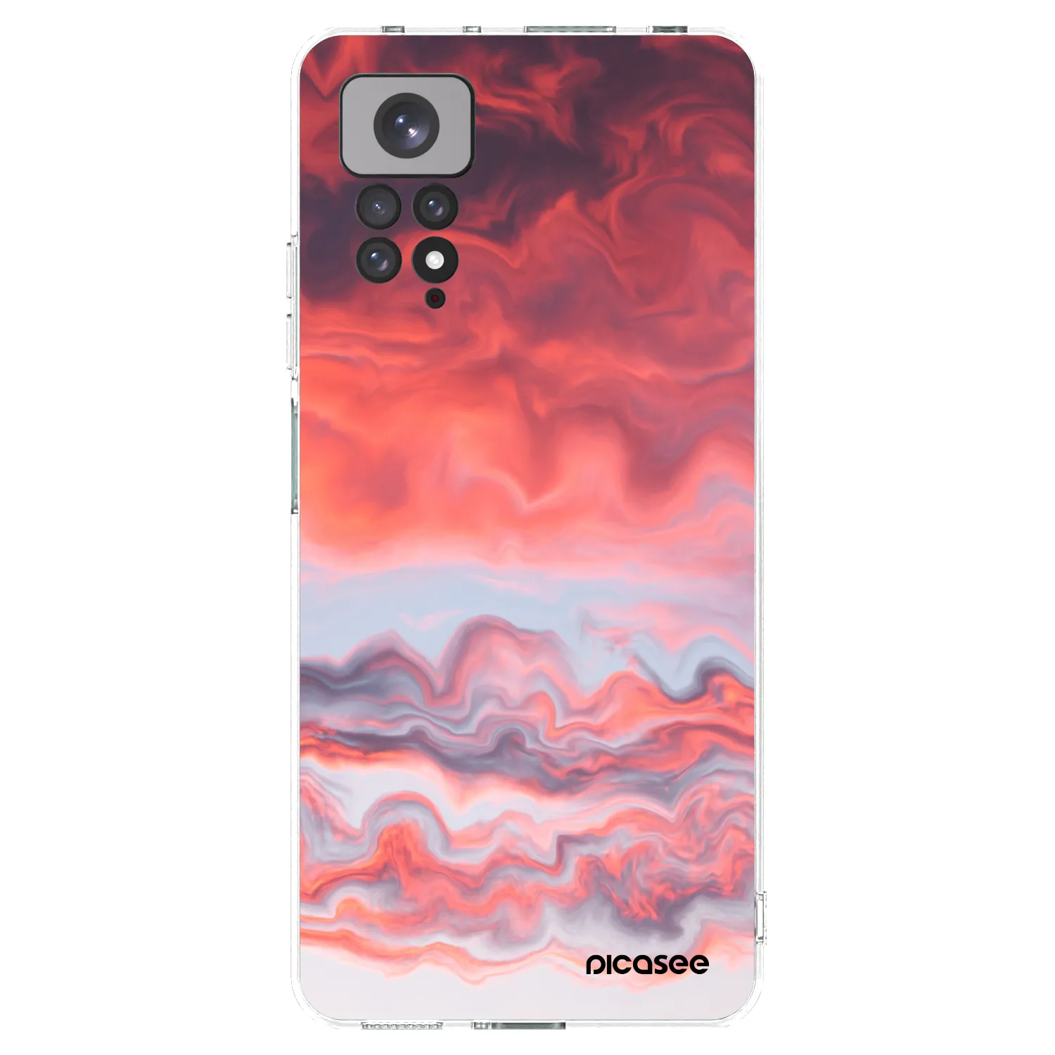 Picasee silikónový prehľadný obal pre Xiaomi Redmi Note 11 - Sunset