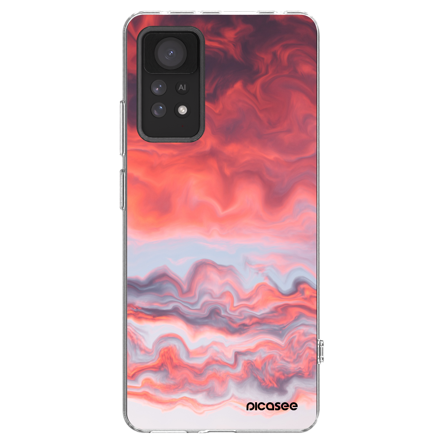 Picasee silikónový prehľadný obal pre Xiaomi Redmi Note 11 Pro 5G - Sunset