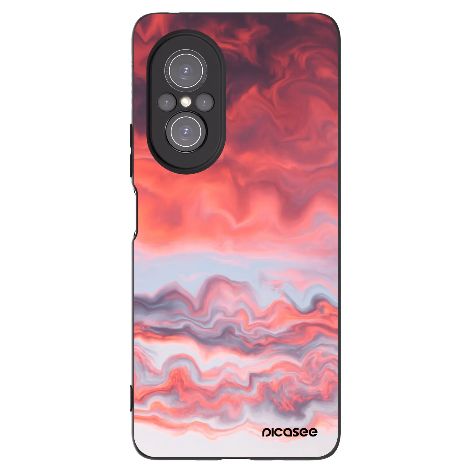 Picasee silikónový čierny obal pre Huawei Nova 9 SE - Sunset