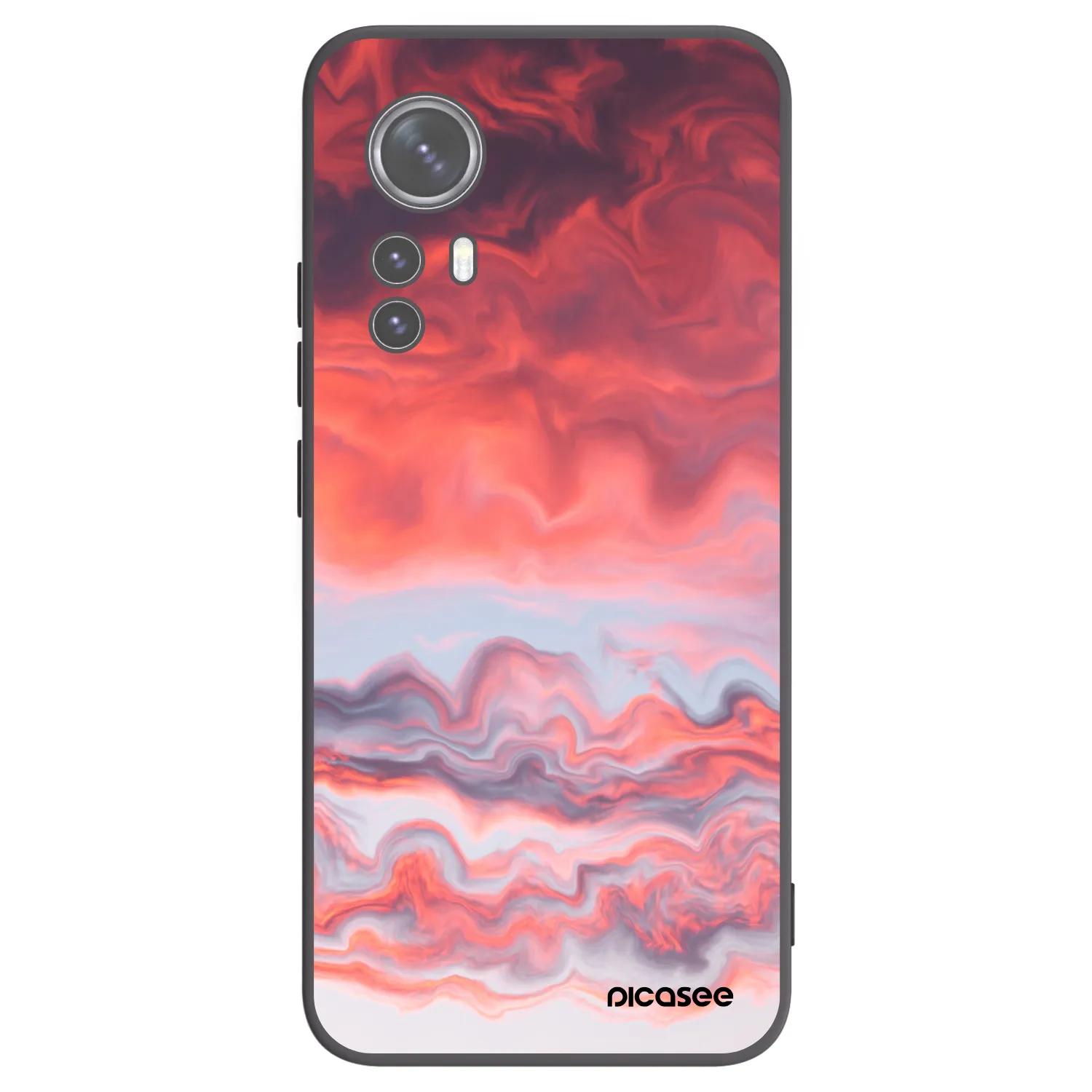 Picasee silikónový čierny obal pre Xiaomi 12 - Sunset