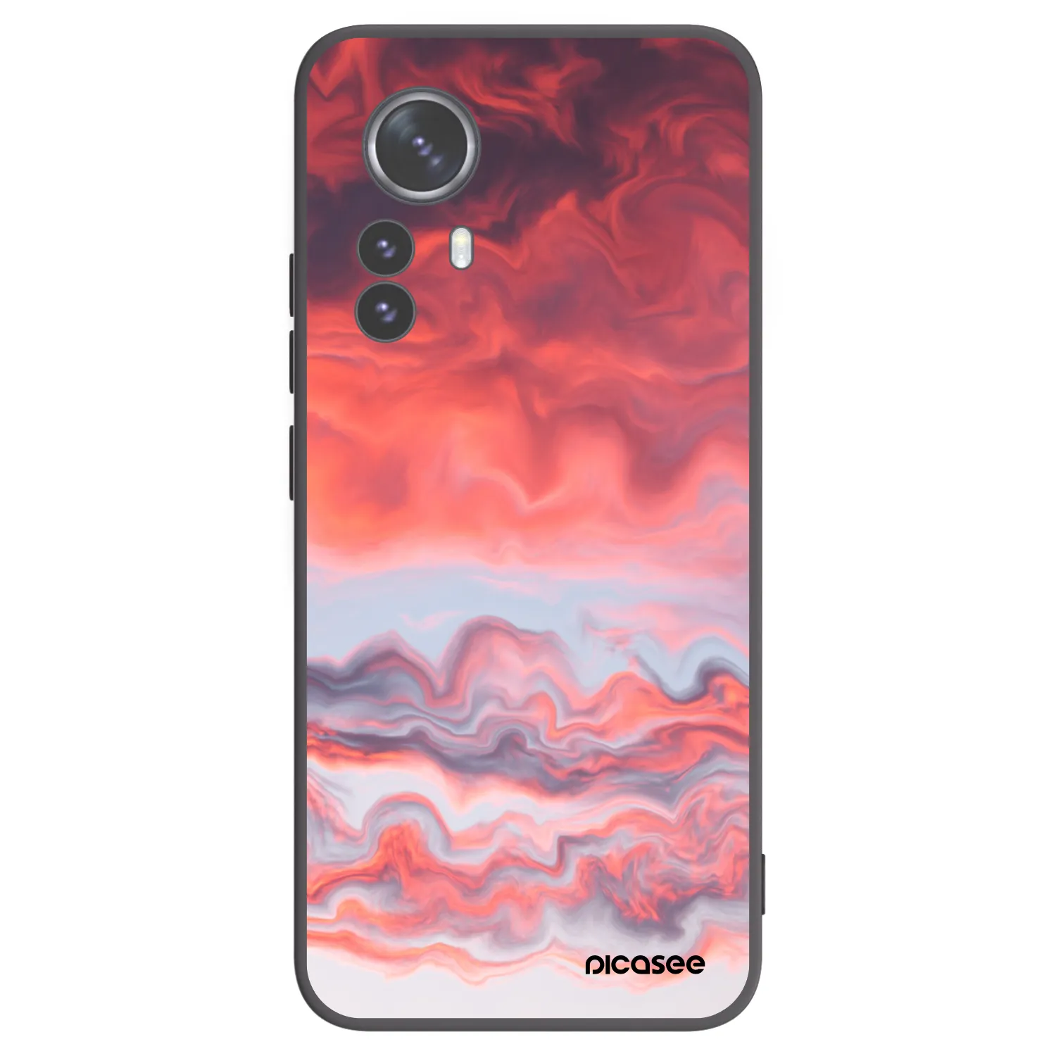 Picasee silikónový čierny obal pre Xiaomi 12 Pro - Sunset