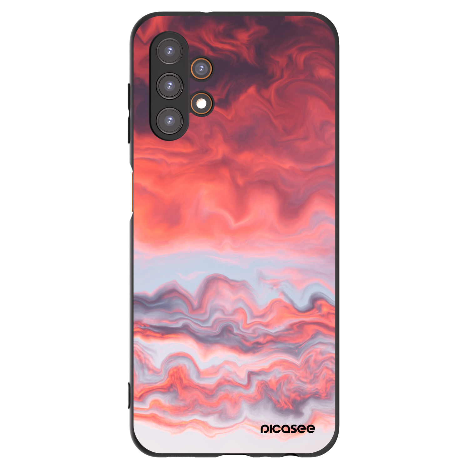 Picasee silikónový čierny obal pre Samsung Galaxy A13 4G A135 - Sunset