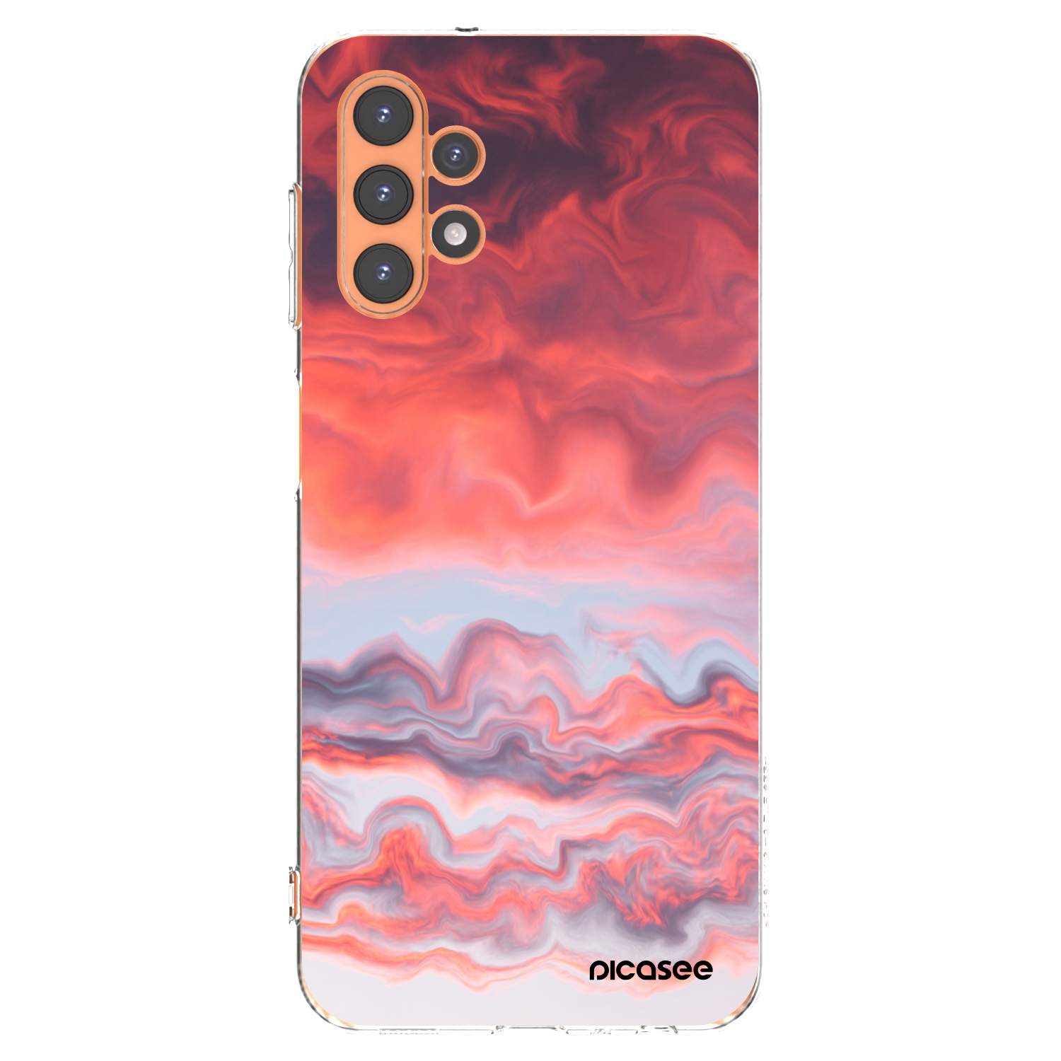 Picasee silikónový prehľadný obal pre Samsung Galaxy A13 4G A135 - Sunset