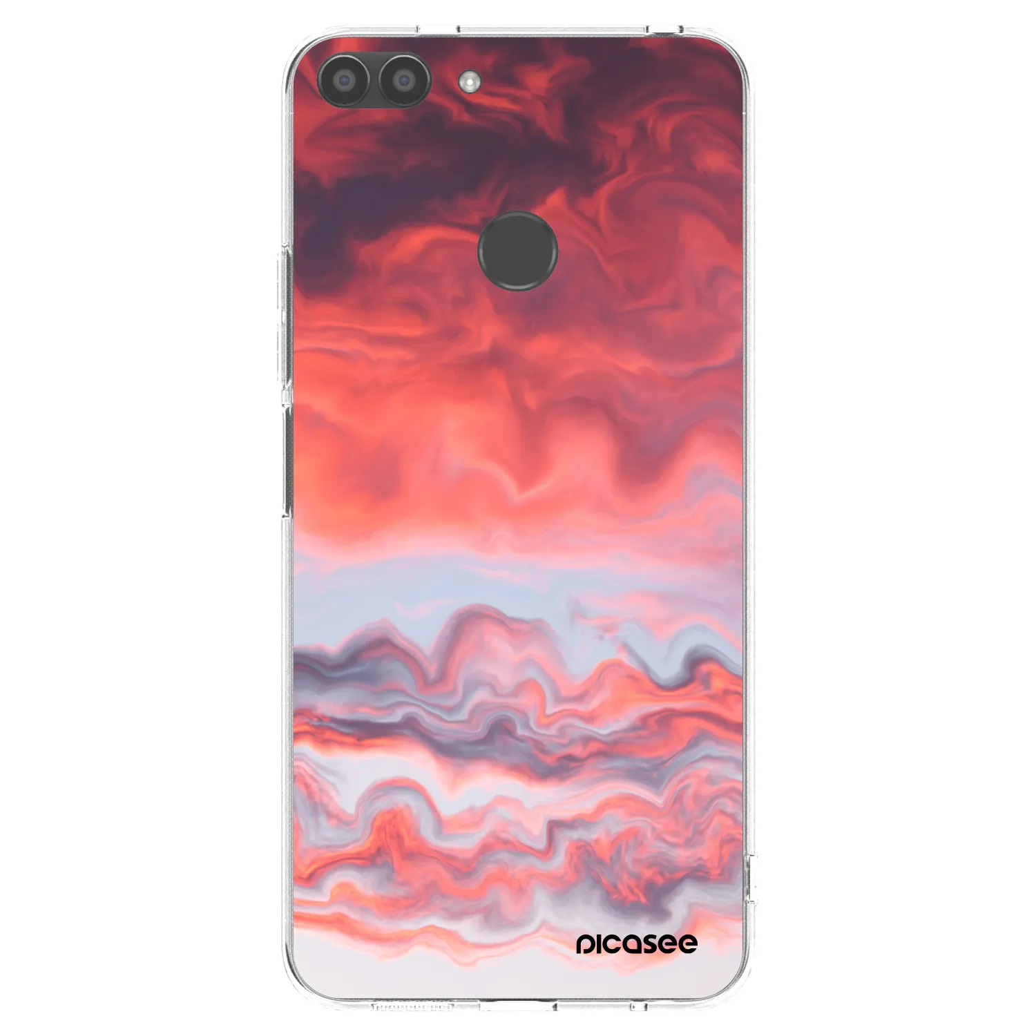 Picasee silikónový prehľadný obal pre Huawei P Smart - Sunset
