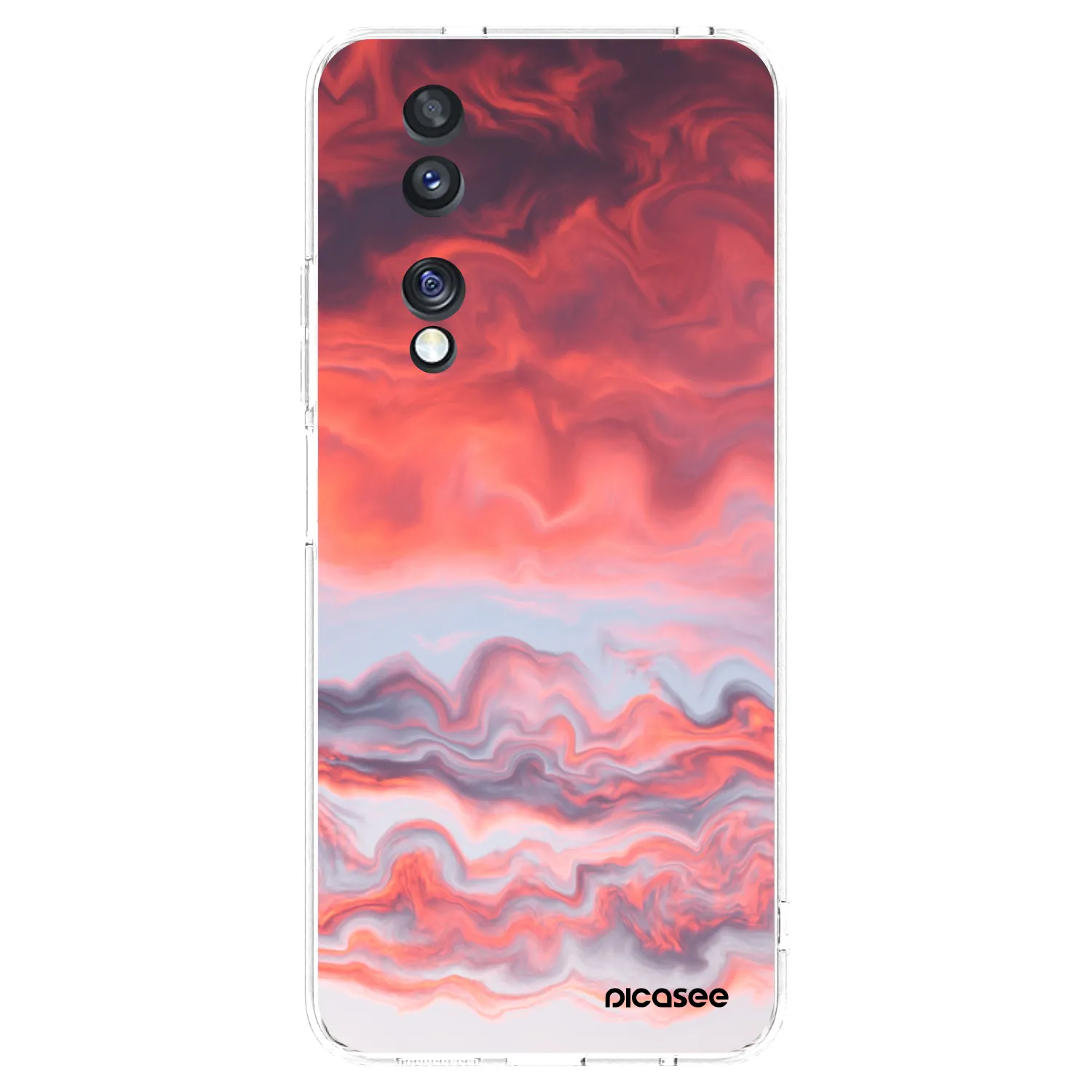 Picasee silikónový prehľadný obal pre Honor 70 - Sunset