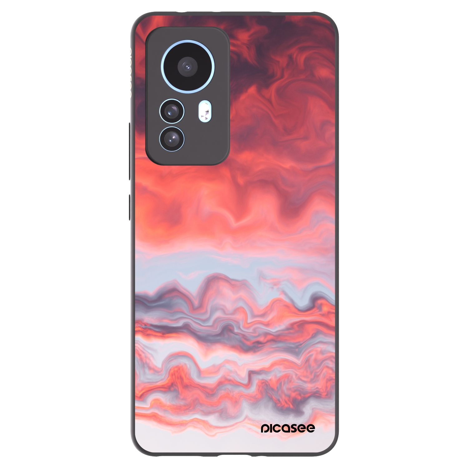 Picasee silikónový čierny obal pre Xiaomi 12T - Sunset