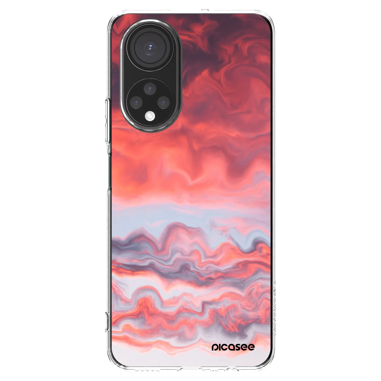 Picasee silikónový prehľadný obal pre Honor X7 - Sunset