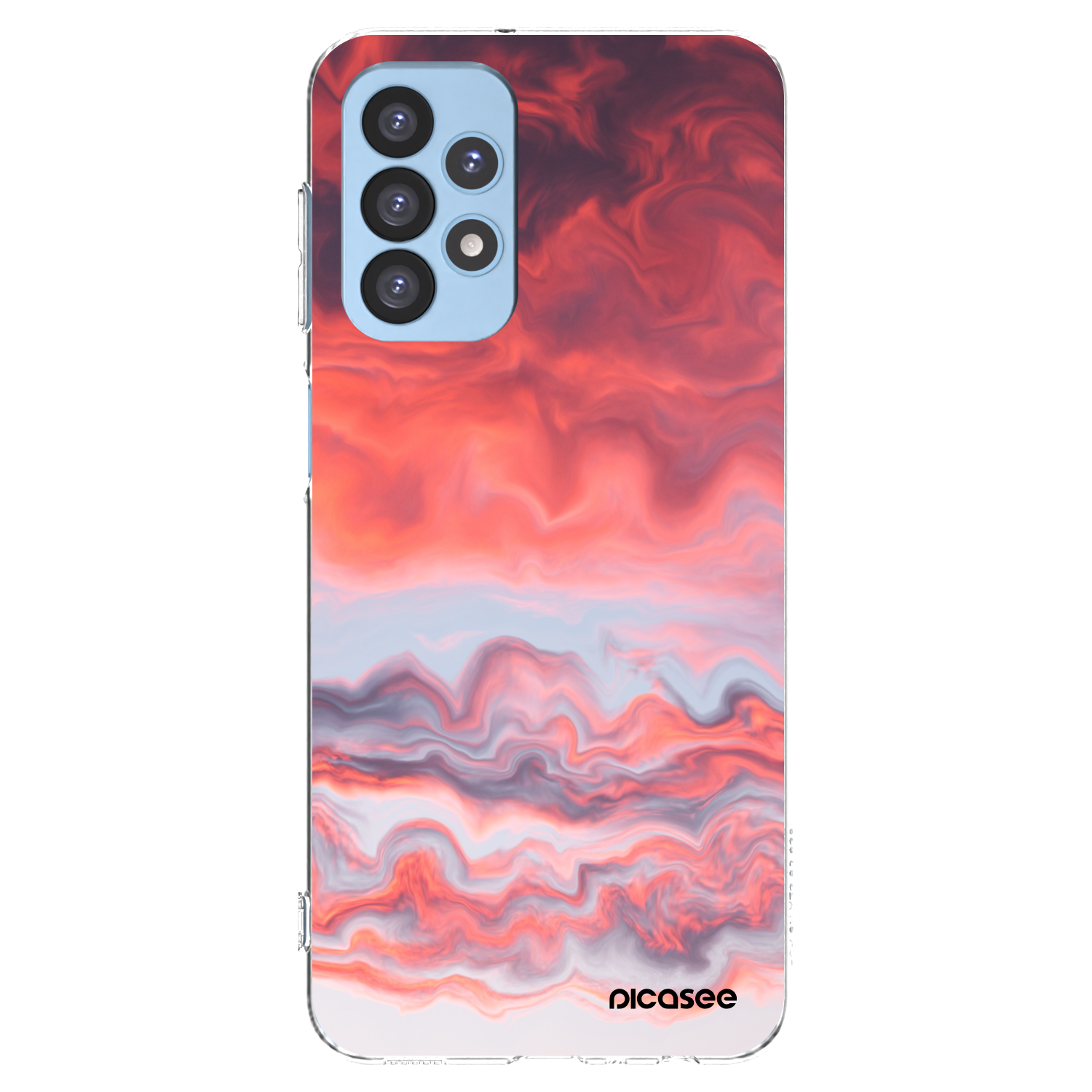 Picasee silikónový prehľadný obal pre Samsung Galaxy A23 A235F 4G - Sunset