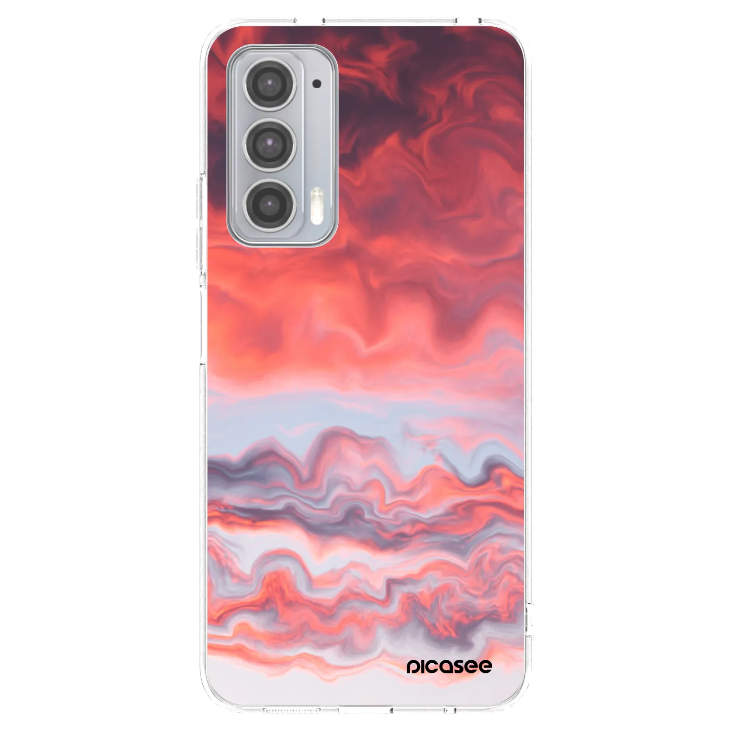 Picasee silikónový prehľadný obal pre Motorola Edge 20 - Sunset