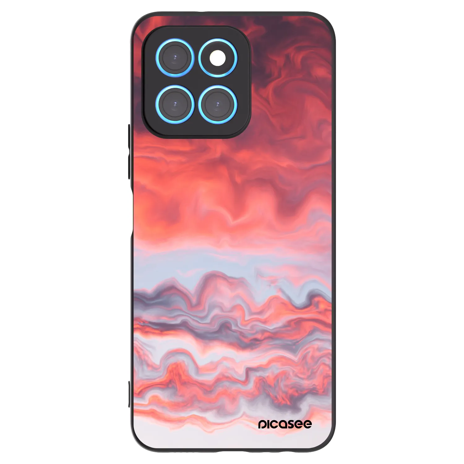 Picasee silikónový čierny obal pre Honor X6 - Sunset