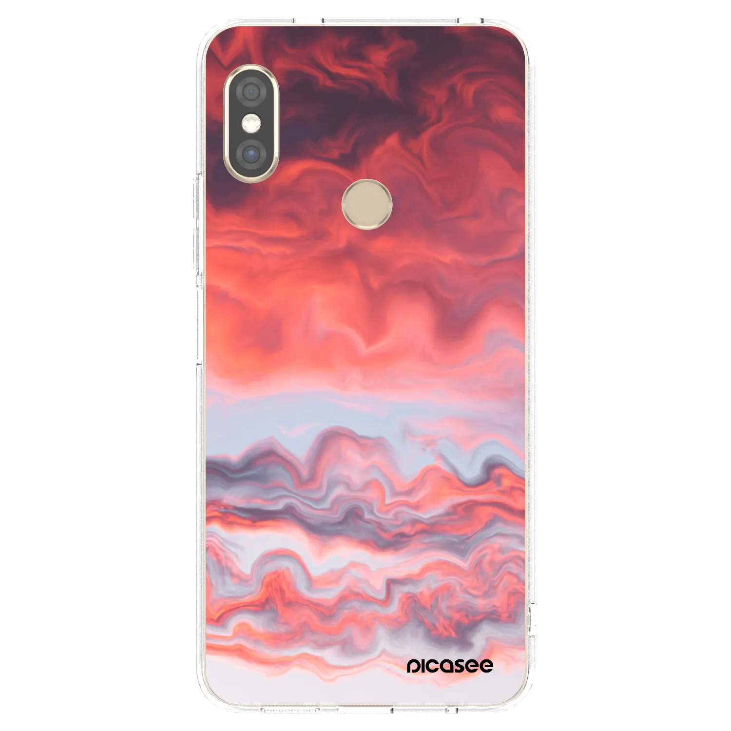 Silikónový prehľadný obal pre Xiaomi Redmi Note 5 Global - Sunset