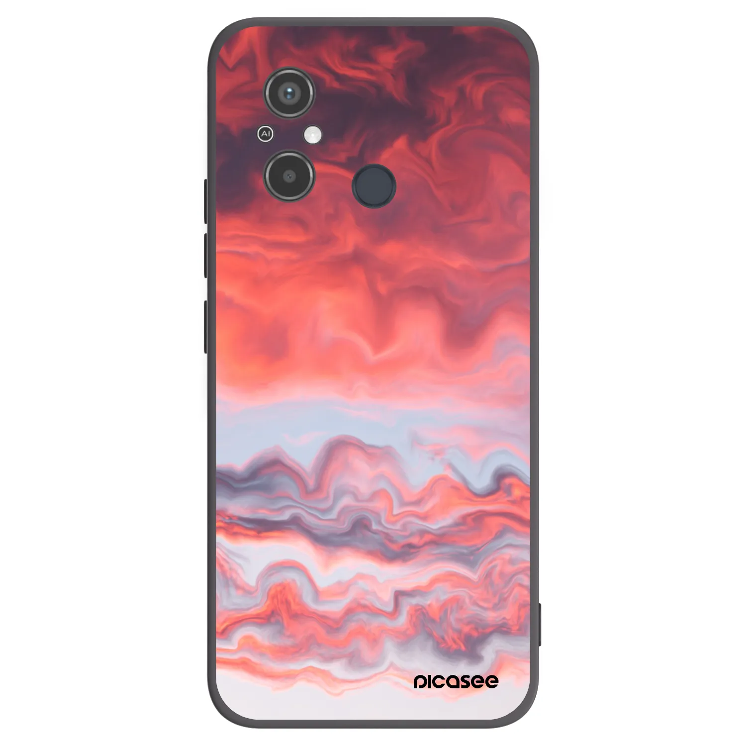 Picasee silikónový čierny obal pre Xiaomi Redmi 12C - Sunset