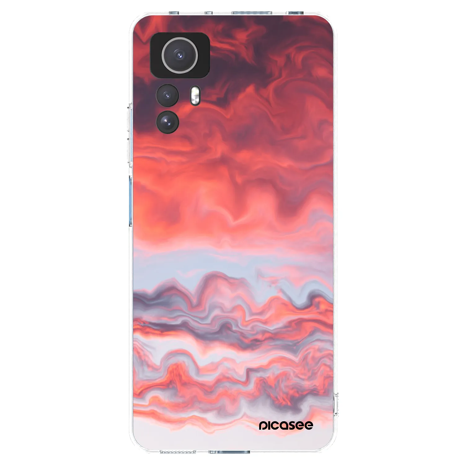 Picasee silikónový prehľadný obal pre Xiaomi Redmi Note 12S - Sunset