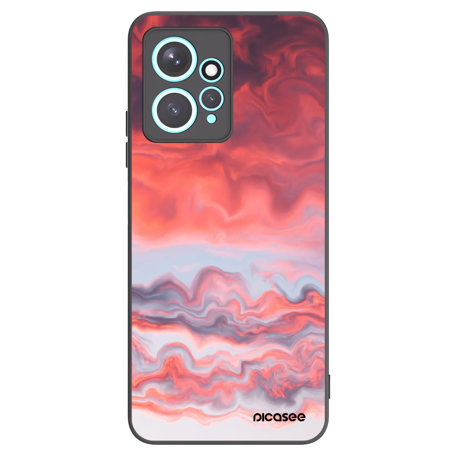 Picasee silikónový čierny obal pre Xiaomi Redmi Note 12 4G - Sunset