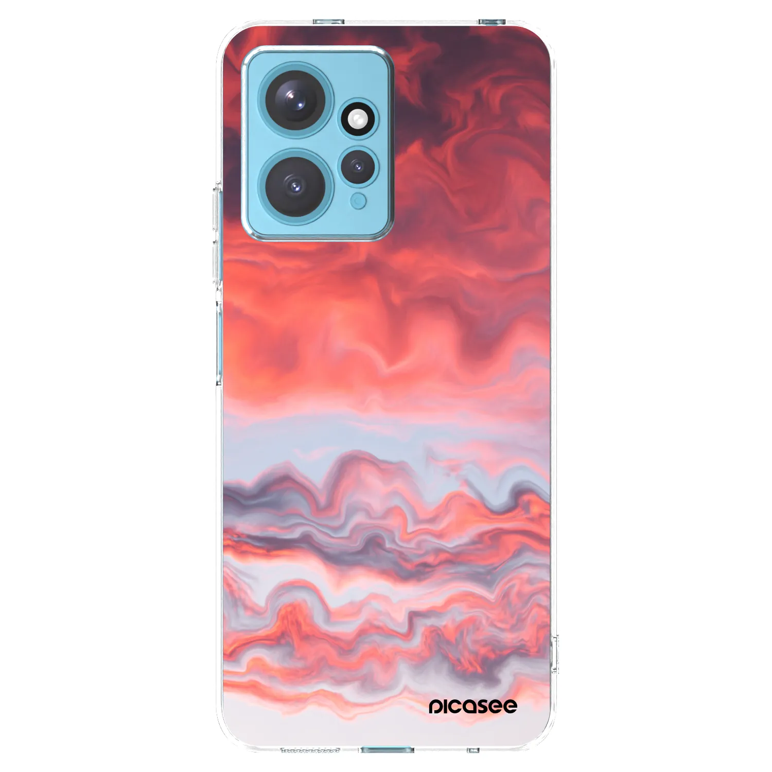 Picasee silikónový prehľadný obal pre Xiaomi Redmi Note 12 4G - Sunset