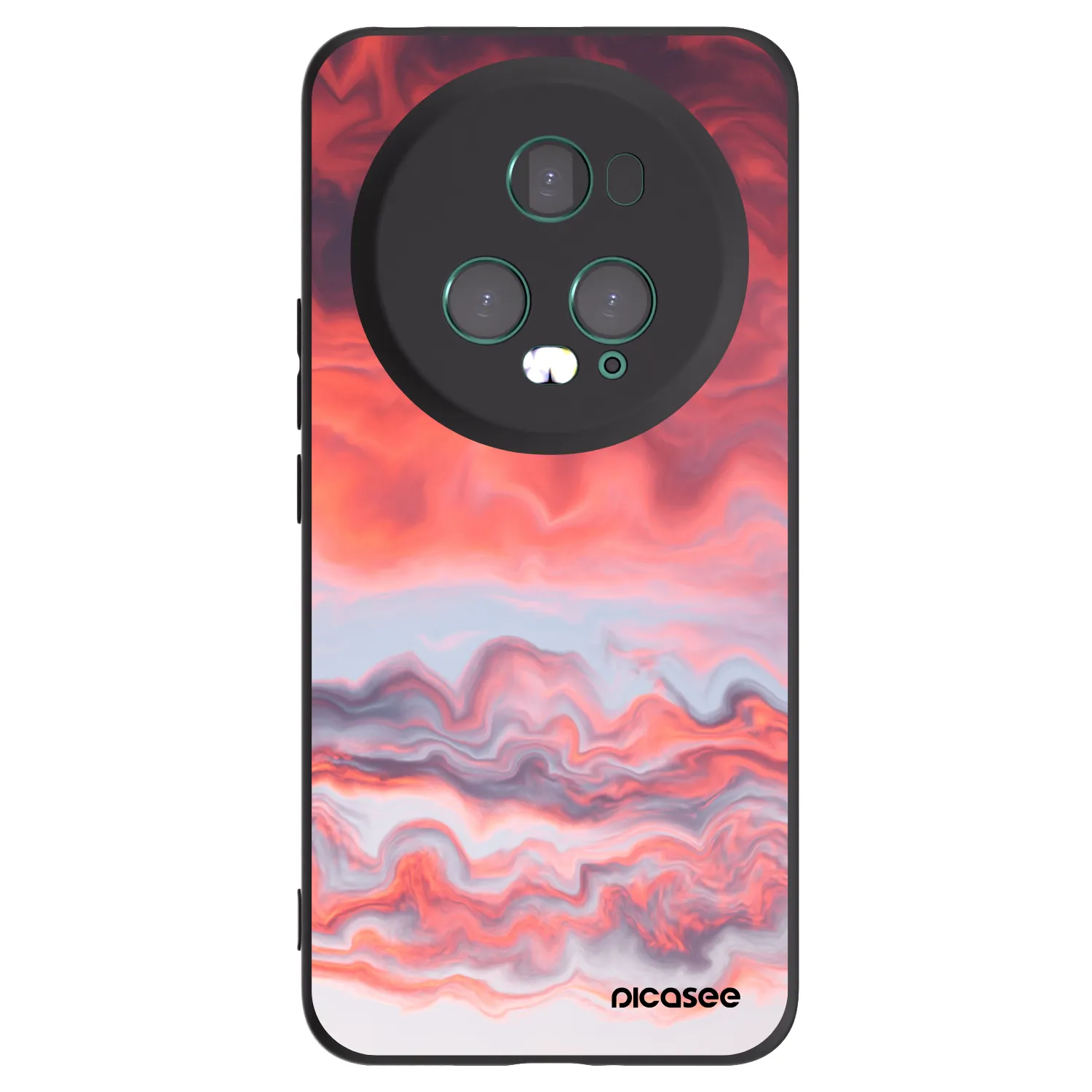 Picasee silikónový čierny obal pre Honor Magic5 Pro - Sunset