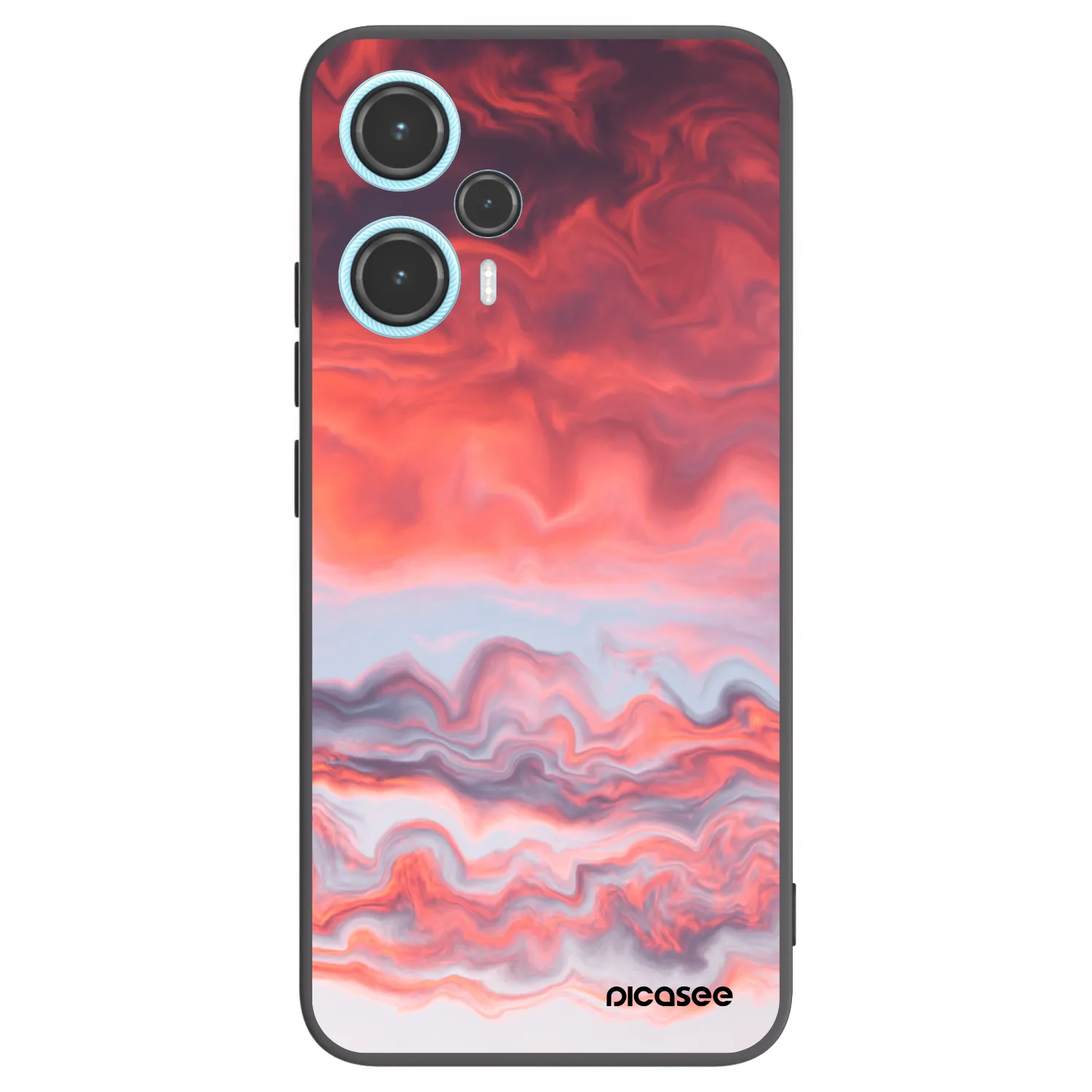 Picasee silikónový čierny obal pre Xiaomi Poco F5 - Sunset