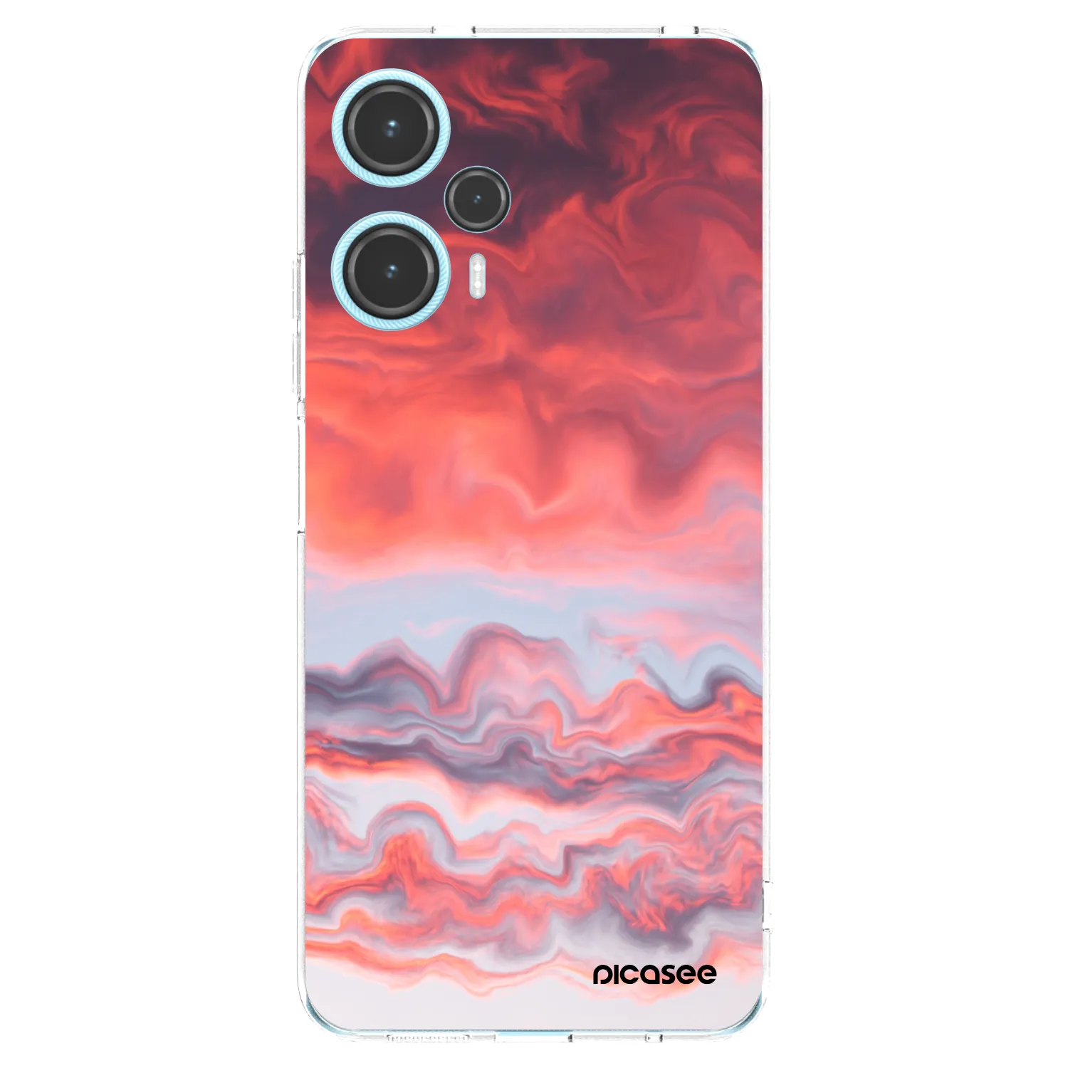Silikónový prehľadný obal pre Xiaomi Poco F5 - Sunset