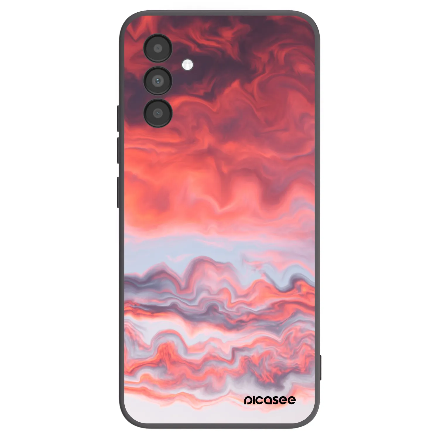 Picasee silikónový čierny obal pre Samsung Galaxy A04s A047F - Sunset