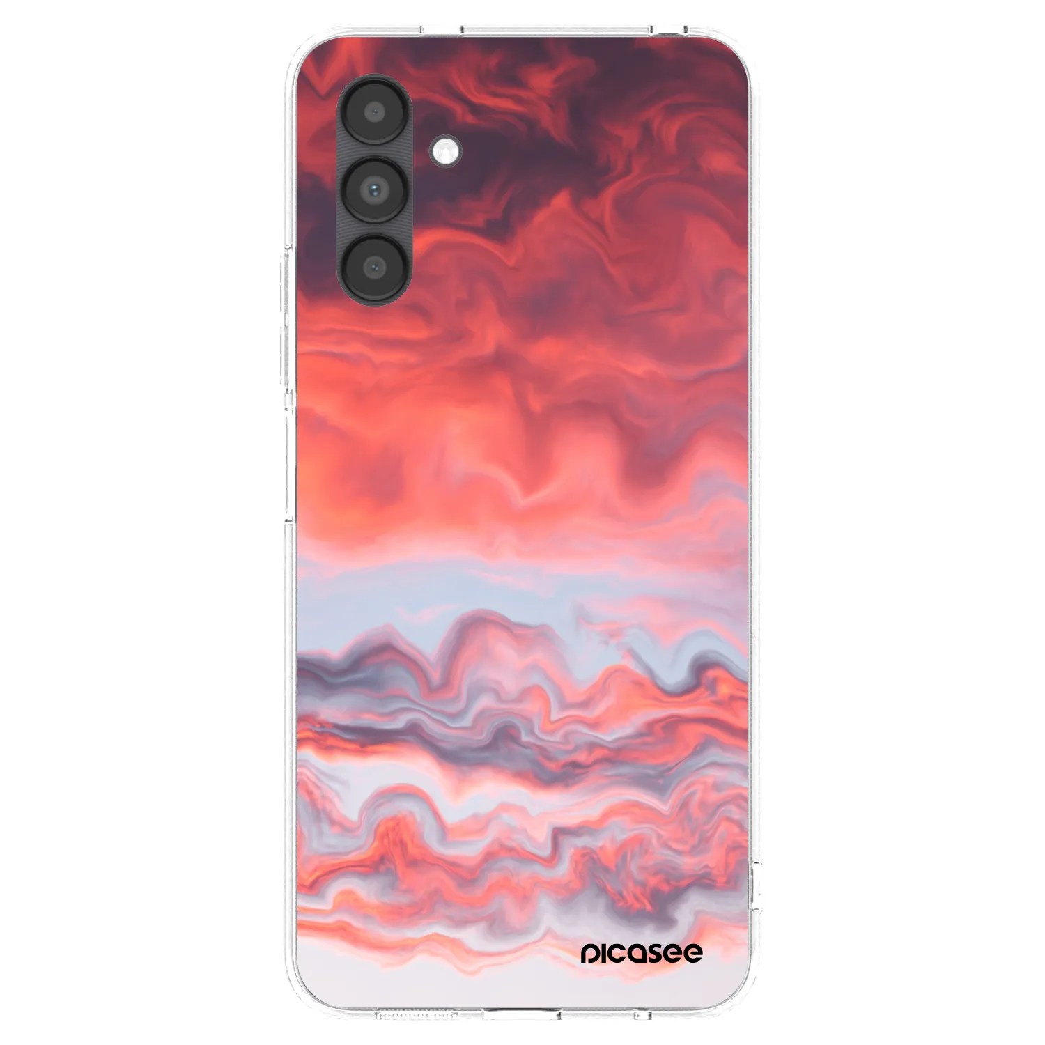 Picasee silikónový prehľadný obal pre Samsung Galaxy A04s A047F - Sunset