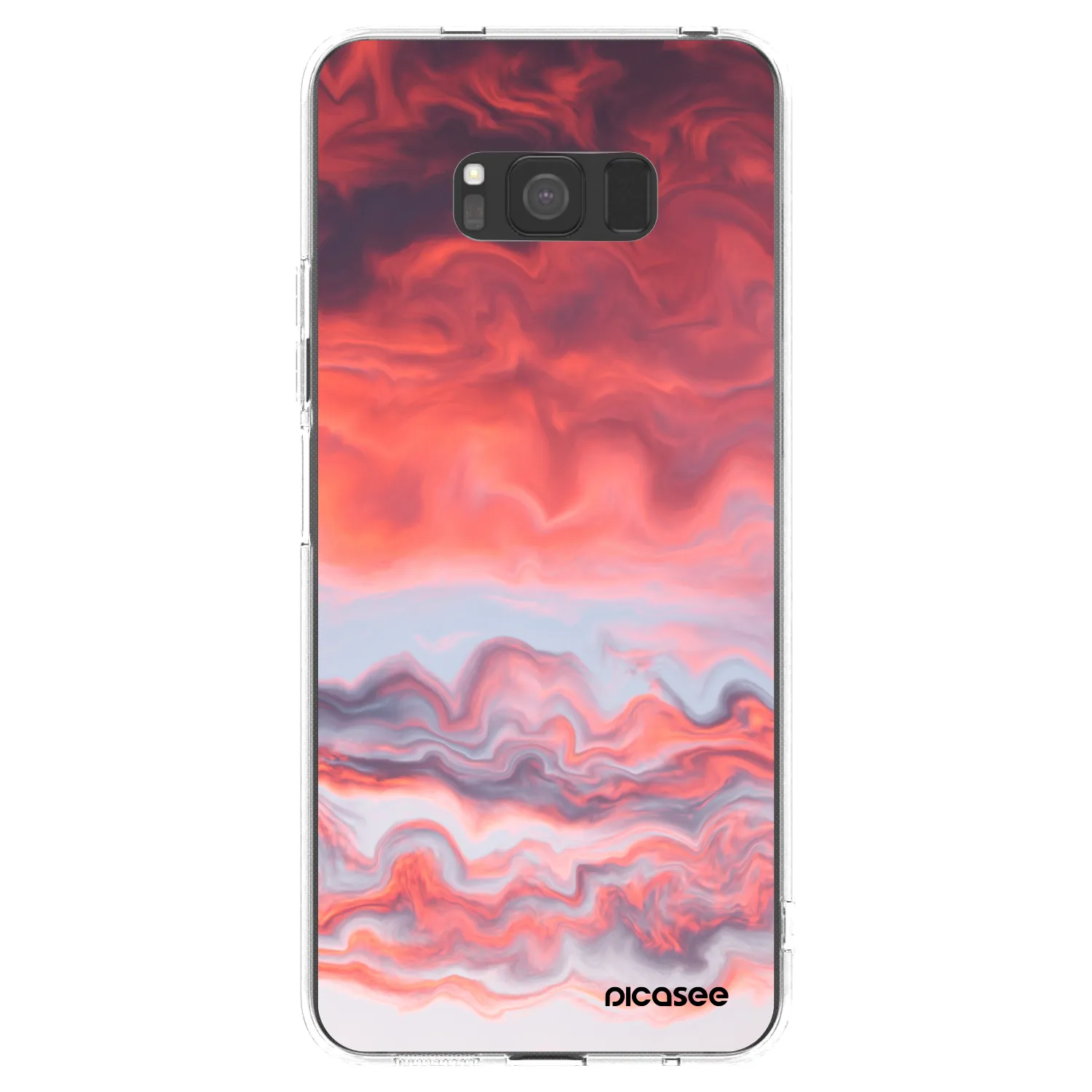 Picasee silikónový prehľadný obal pre Samsung Galaxy S8 G950F - Sunset
