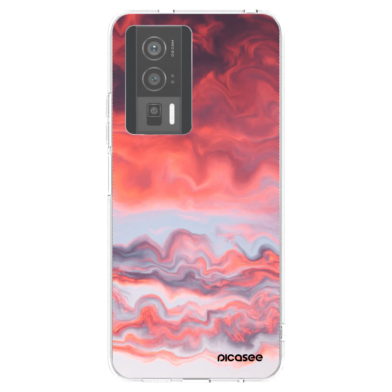 Picasee silikónový prehľadný obal pre Xiaomi Poco F5 Pro 5G - Sunset
