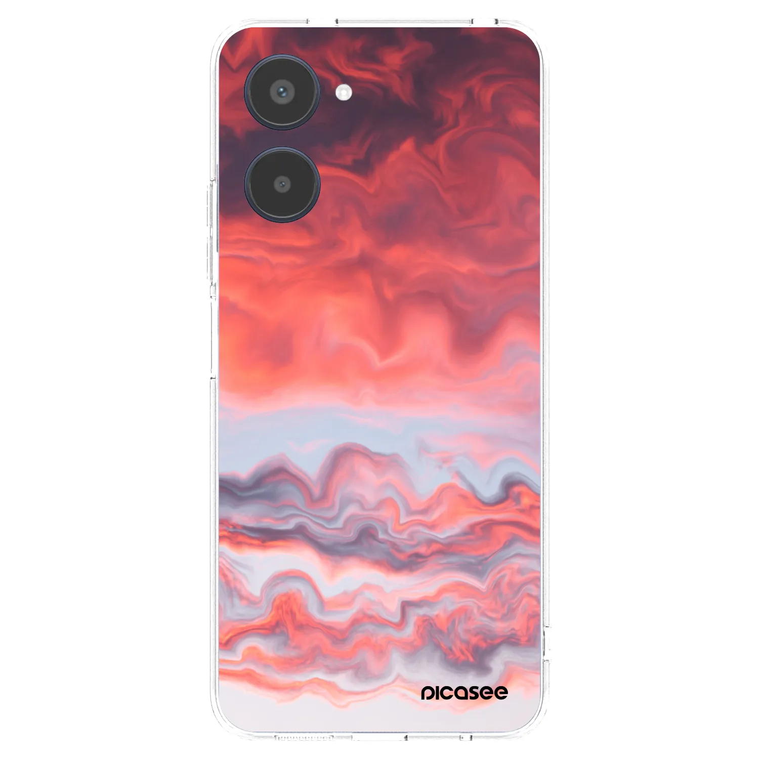Picasee silikónový prehľadný obal pre Realme 10 4G - Sunset